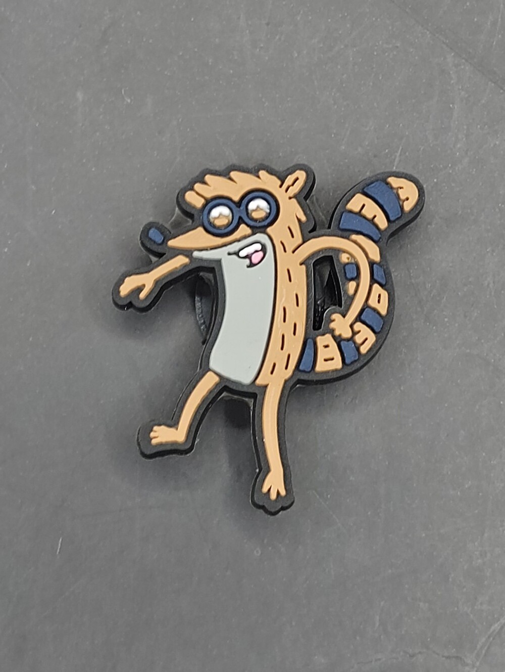 (5/$15) Rigby from Regular Show Croc Charm